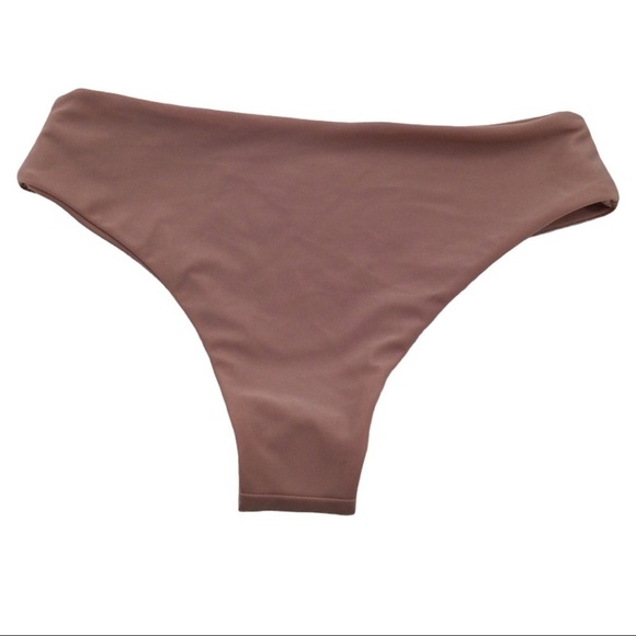 Blush Pink Tie Front Wide Strap Bikini Set - Picture 7 of 7